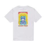 KIDS Psycho Bunny Chelton GRAPHIC TEE (White) - Psycho Bunny