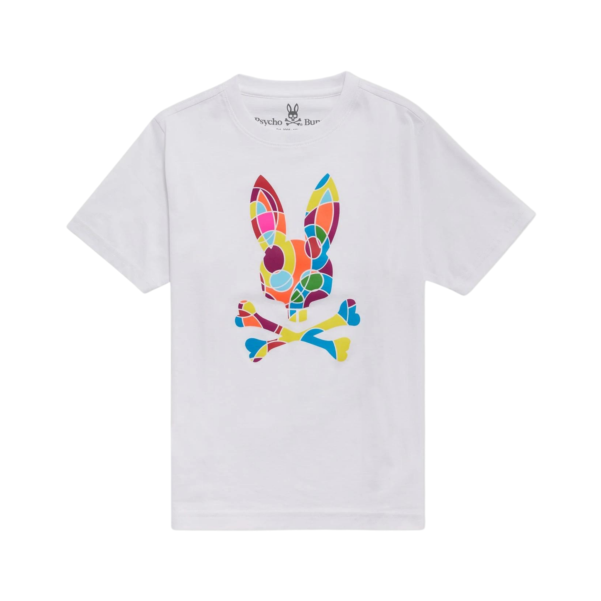 KIDS Psycho Bunny Darwin GRAPHIC TEE (White) - Psycho Bunny