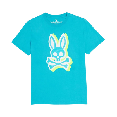 Psycho Bunny Varick Graphic Tee (Placid Sea) - Psycho Bunny
