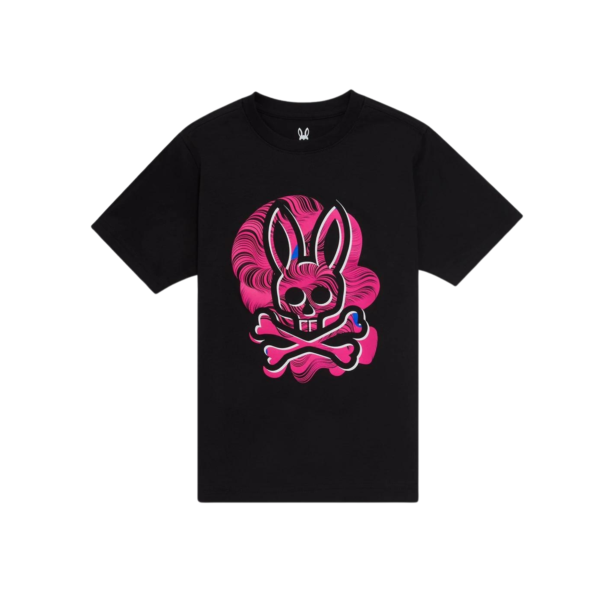 Kids Psycho Bunny Slaytor Graphic Tee (Black) - Psycho Bunny